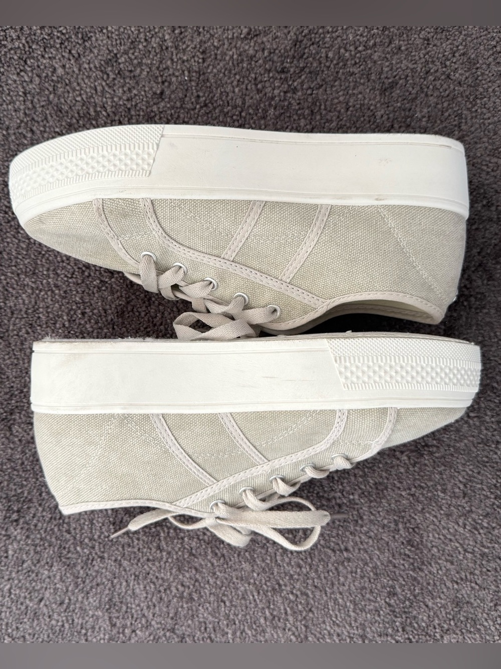🌹”Rock & Candy” Khaki Platform Women’s Sneakers- Size 7.5- Like New! - Reg $65
